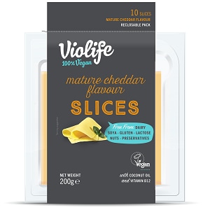 Violife Mature Cheddar Flavour Slices 12x200g - 